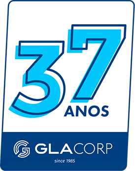 Selo 37 anos GLA Corp