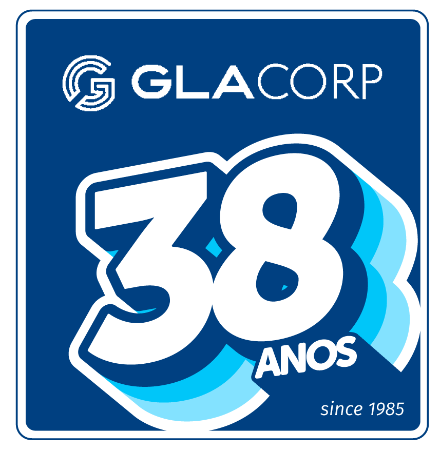 Selo 37 anos GLA Corp